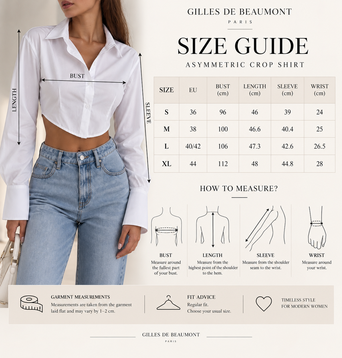 Chemise Blanche Asymétrique – Élégance Sculptée