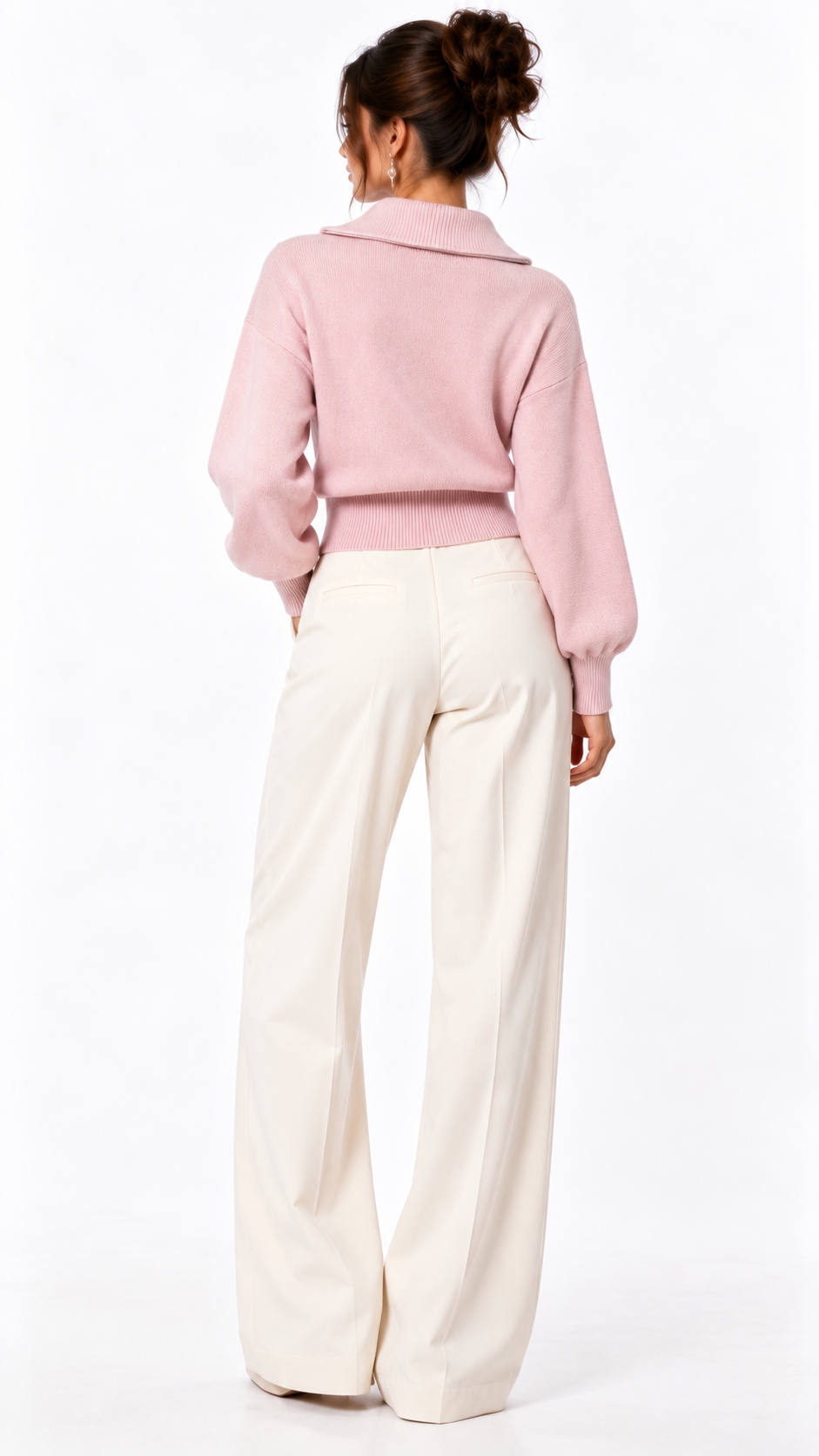 Cardigan Femme Zippé en Maille – Élégance Douce
