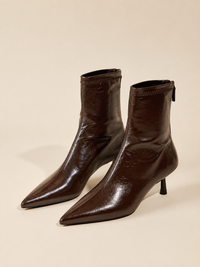 Bottes Femme Marron à Talon Stiletto – Élégance Signature