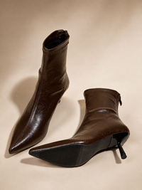 Bottes Femme Marron à Talon Stiletto – Élégance Signature