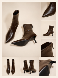 Bottes Femme Marron à Talon Stiletto – Élégance Signature