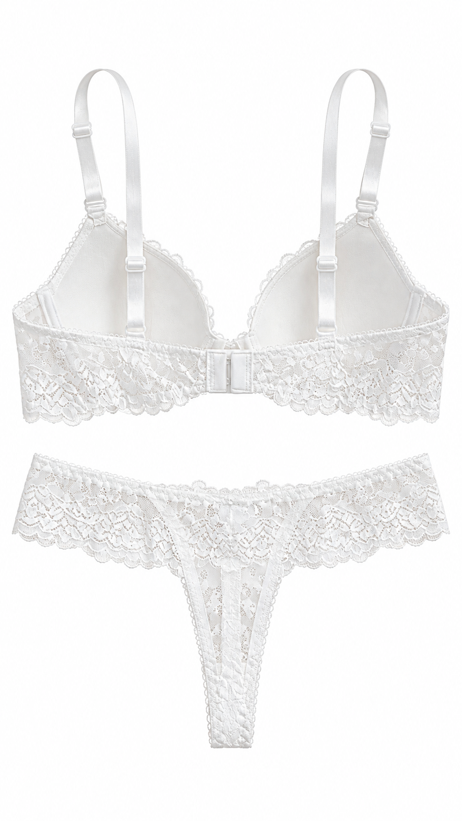 Ensemble lingerie blanc en dentelle – Désir Précieux – Gilles de Beaumont