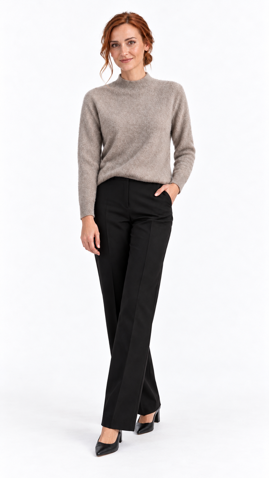 Pull femme en laine mérinos Douceur Mérinos – photo 1 – Gilles de Beaumont