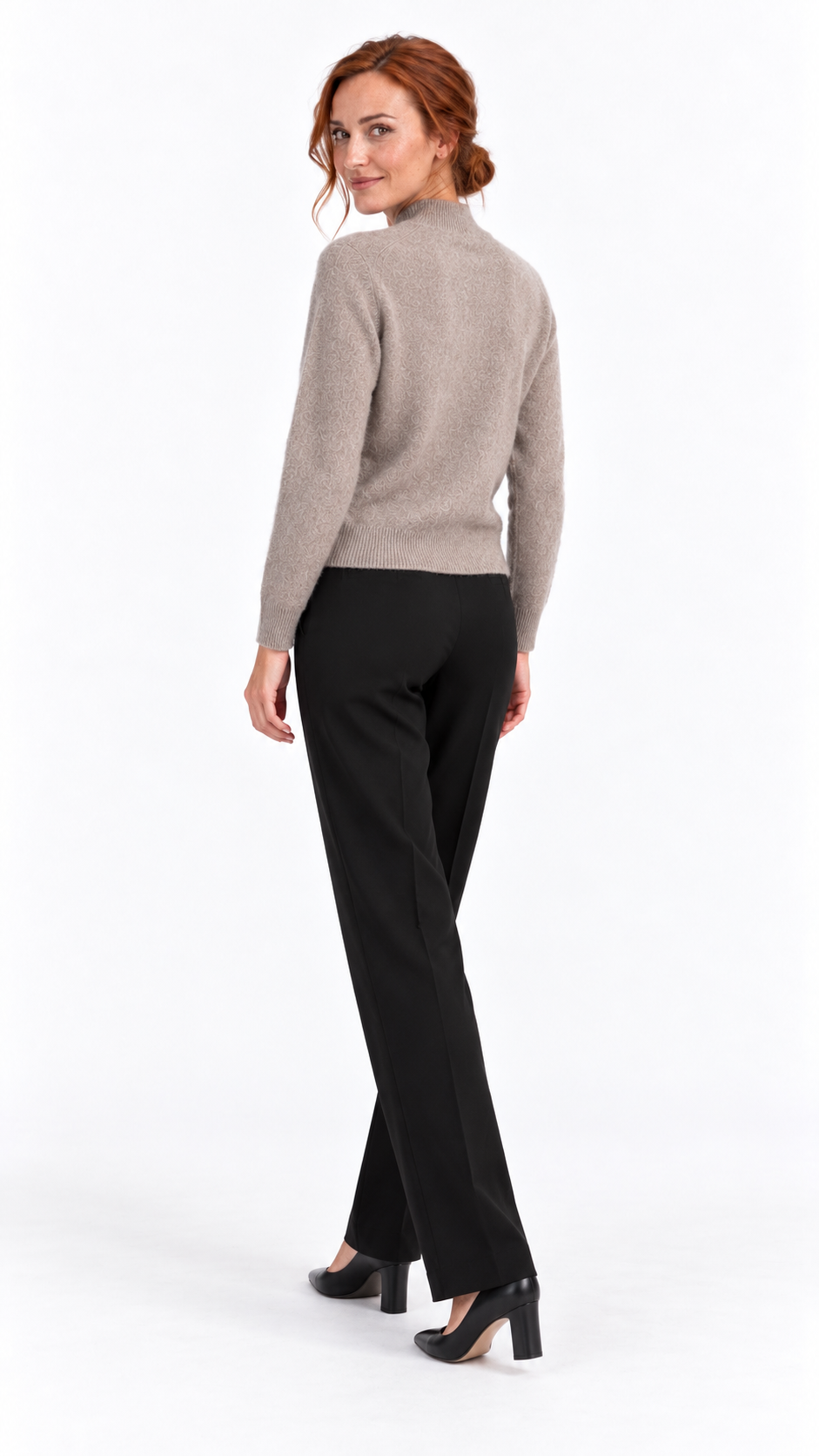 Pull femme en laine mérinos Douceur Mérinos – photo 4 – Gilles de Beaumont