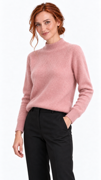 Pull femme en laine mérinos Douceur Mérinos – photo 11 – Gilles de Beaumont