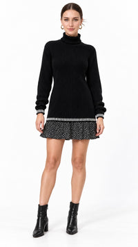 Robe pull femme en maille jacquard Éclat Rétro – photo 19 – Gilles de Beaumont