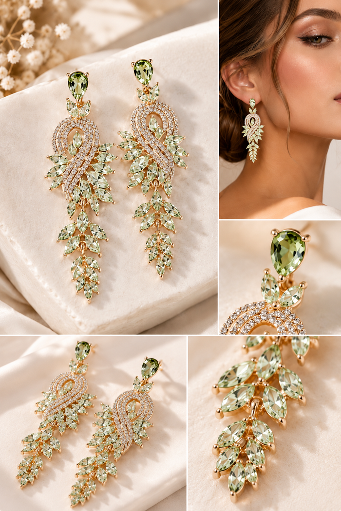 Boucles d’oreilles Jardin Précieux – vue portée – Gilles de Beaumont