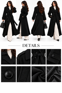 Manteau Femme Croisé Ceinturé – Héritage Tailleur – vue produit 10 – Gilles de Beaumont