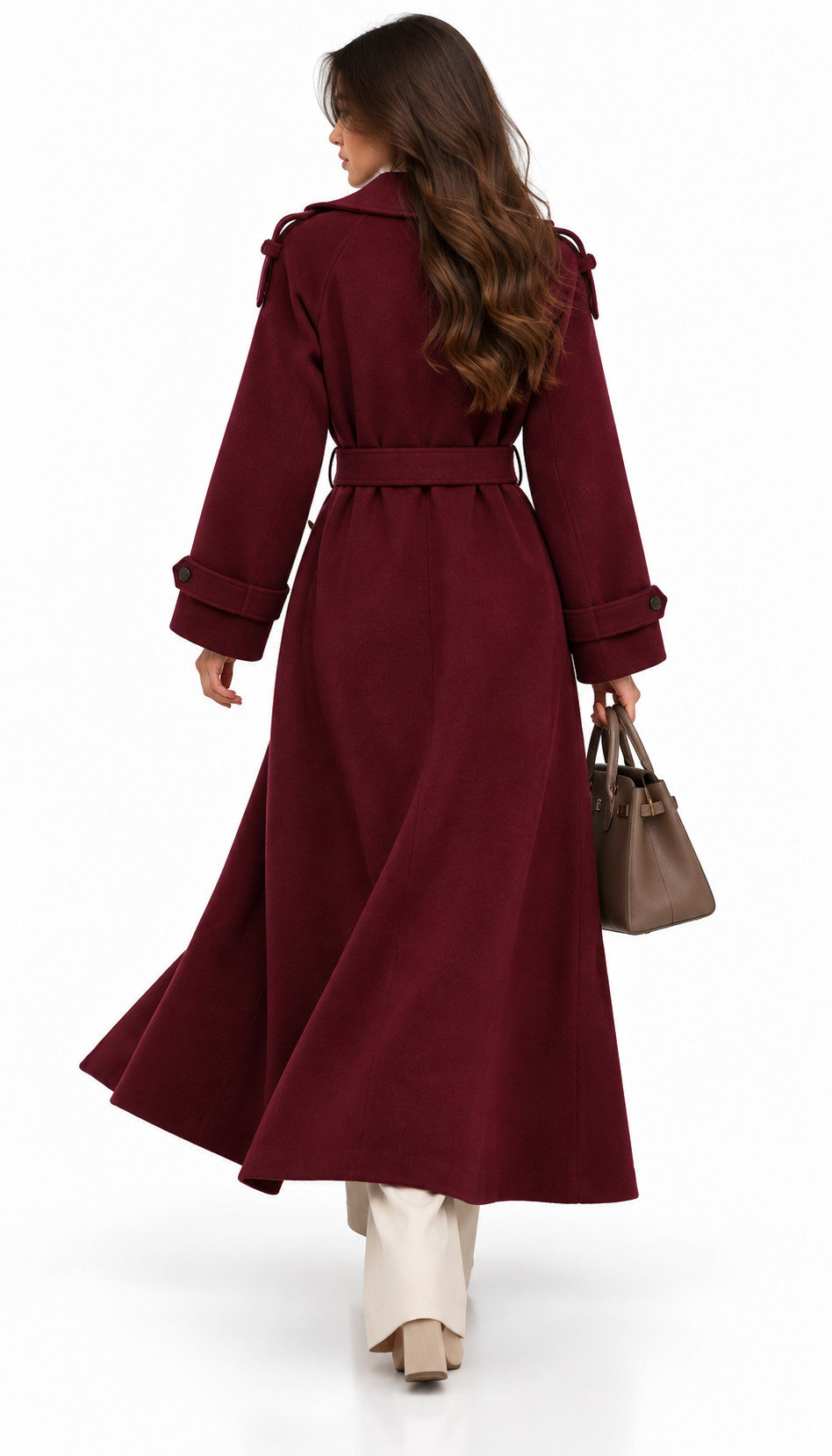Manteau Femme Croisé Ceinturé – Héritage Tailleur – vue produit 13 – Gilles de Beaumont