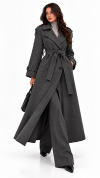 Manteau Femme Croisé Ceinturé – Héritage Tailleur – vue produit 15 – Gilles de Beaumont
