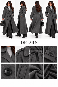 Manteau Femme Croisé Ceinturé – Héritage Tailleur – vue produit 18 – Gilles de Beaumont