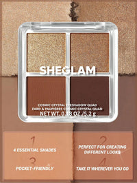 Palette Fards à Paupières Bronze & Or – Éclat Cosmique – vue produit 04 – Gilles de Beaumont