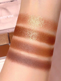 Palette Fards à Paupières Bronze & Or – Éclat Cosmique – vue produit 06 – Gilles de Beaumont