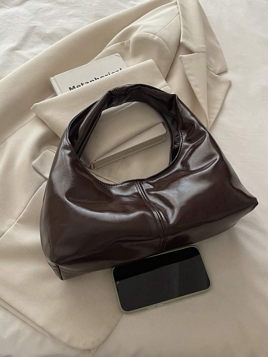 Sac à Main Matelassé Vintage – Élégance Croissant – vue produit 19 – Gilles de Beaumont